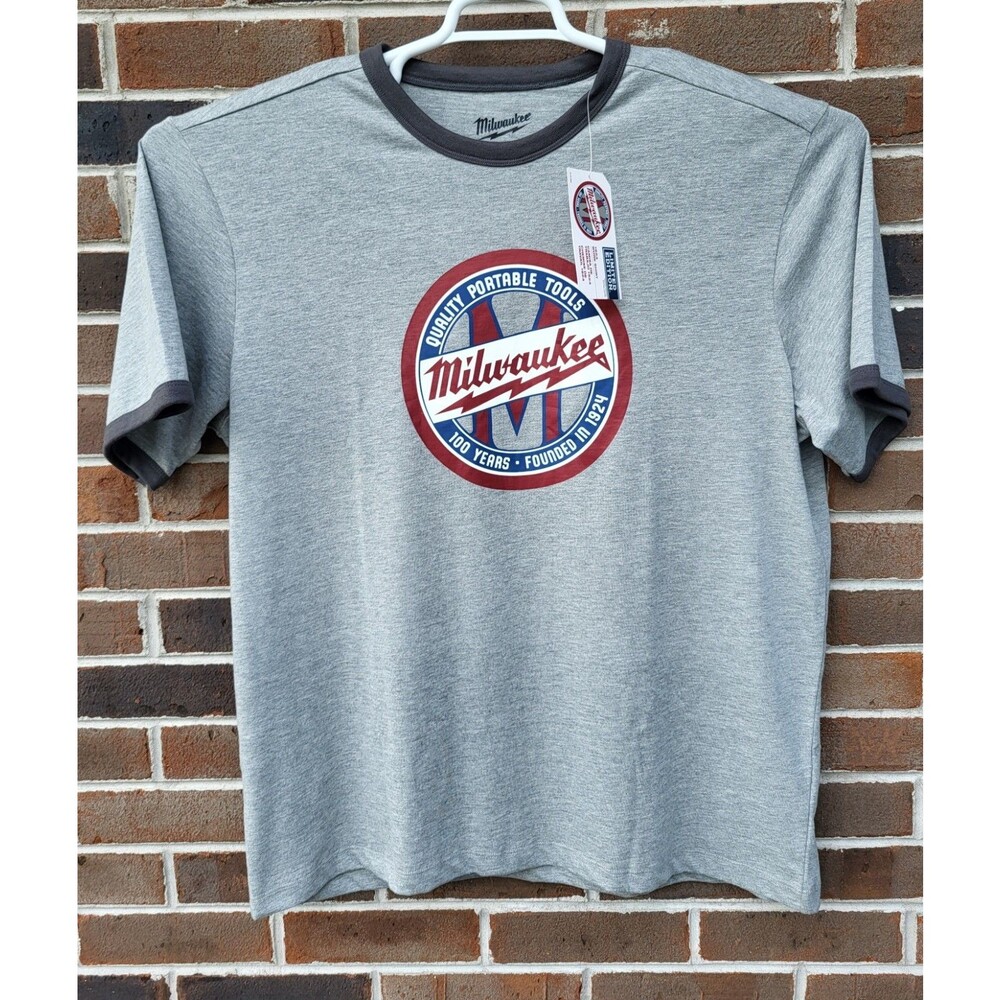 Milwaukee Tool T-Shirt 1924 Limited Edition 100 Year Anniversary Size XL